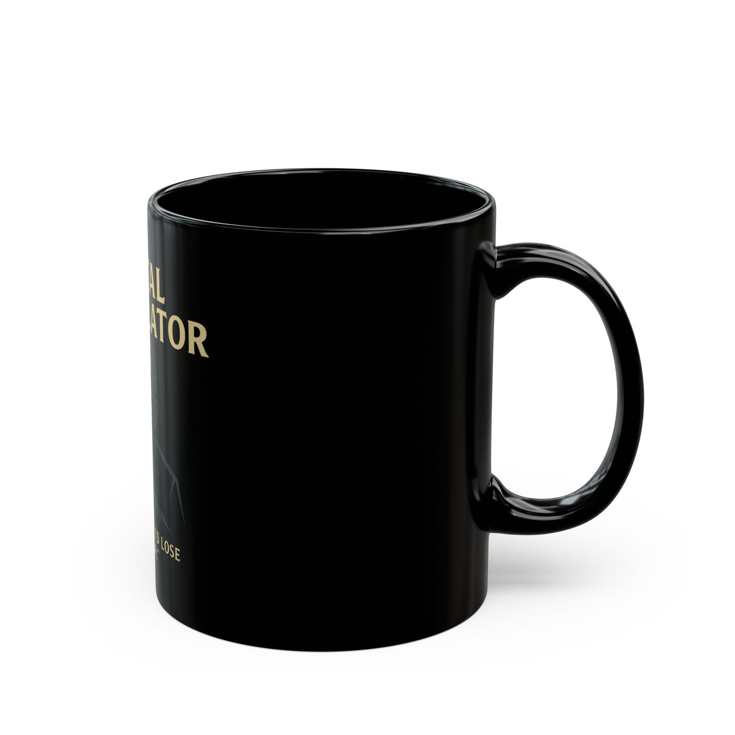 Mental Manipulator Black Mug