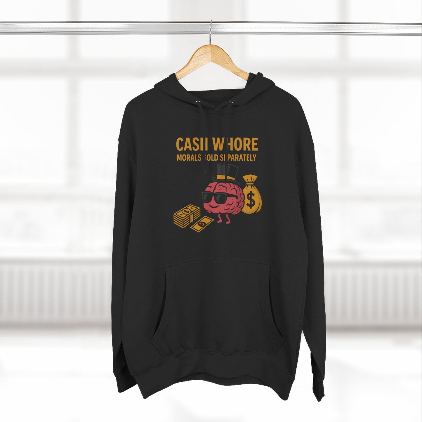 Cash Inspired Fleece Hoodie - Funny Graphic Pullover, Cozy Wear for Chill Days and Events, Perfect Gift for Friends and Family