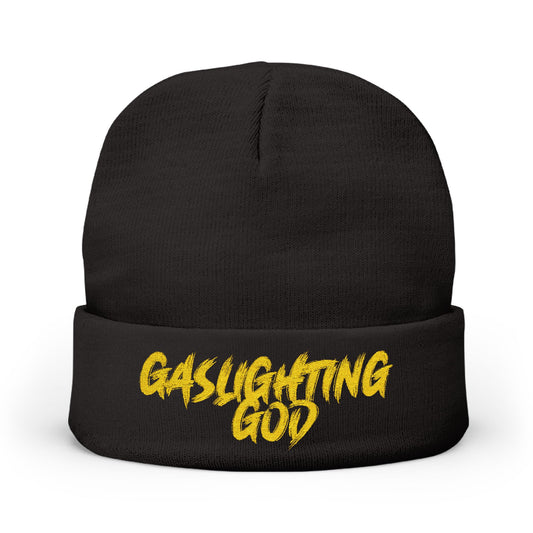 Gaslighting God Knit Beanie